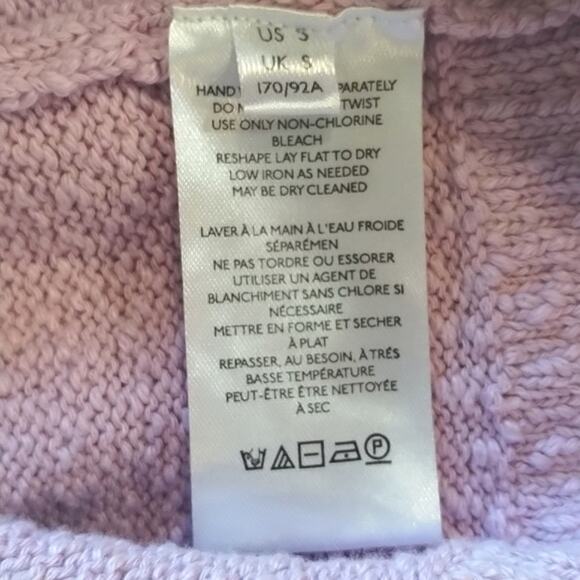 Free People FP Beach NEW Melanie Pastel Purple Oversized Slouchy Sweater Tunic S - Picture 9 of 16